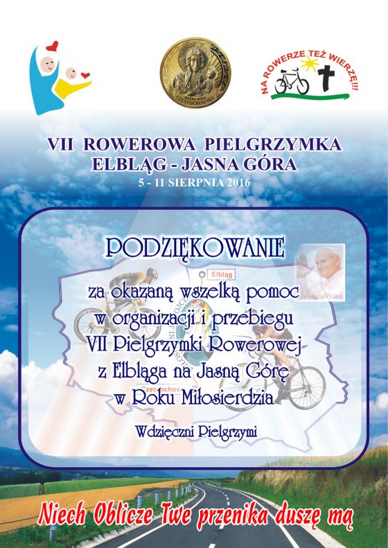 podziękowanie